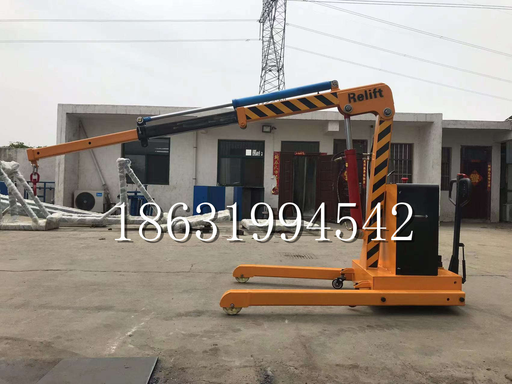 旗山区久征定做3吨三轮随车吊 农用园林绿化移树吊 平板工程用小吊机